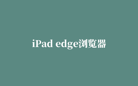 iPad edge浏览器有插件吗,磁力链接