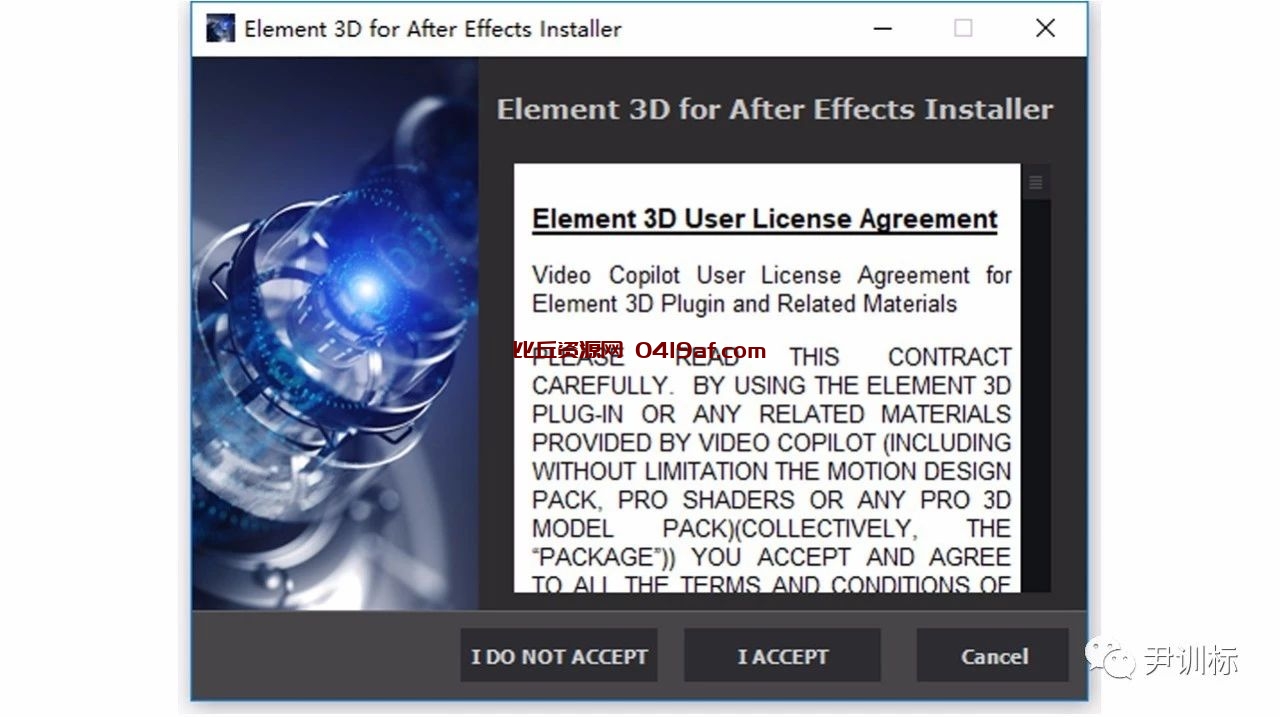 Element3D安装教程E3D破解E3D安装方法Element3D中文汉化永久注册教程E3DCC2018下载安装Element3D插件