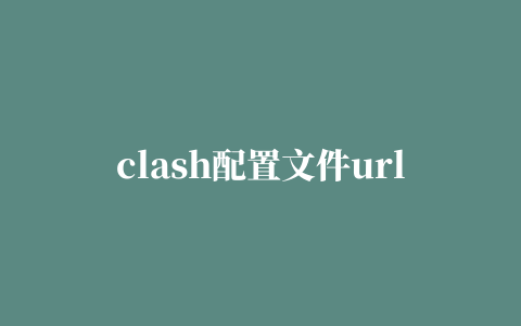 clash配置文件url地址怎么弄,磁力链接