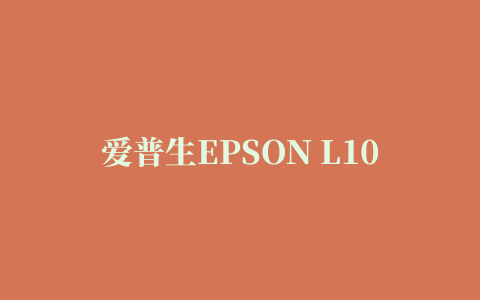 爱普生EPSON L101废墨清零