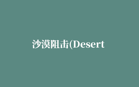 沙漠阻击(Desert Stormfront)