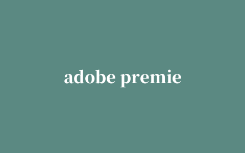 adobe premiere cs5修改文件