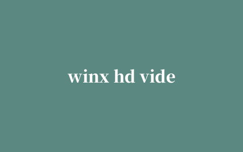 winx hd video converter deluxe