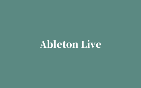 Ableton Live suite for mac