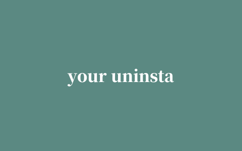 your uninstaller中文修改版