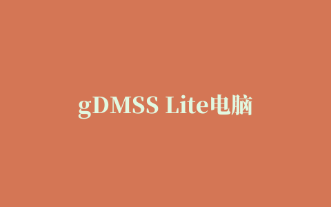 gDMSS Lite电脑版