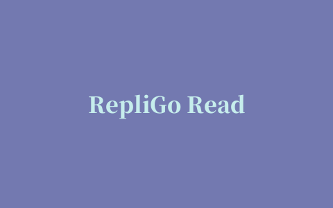 RepliGo Reader(PDF阅读器)