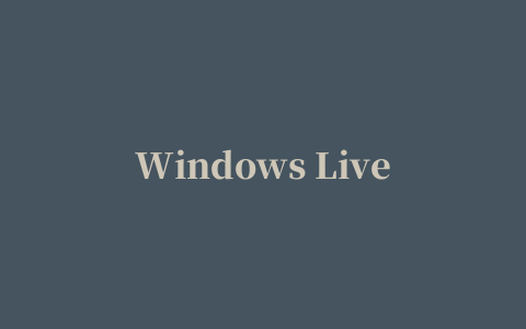 Windows Live Essentials