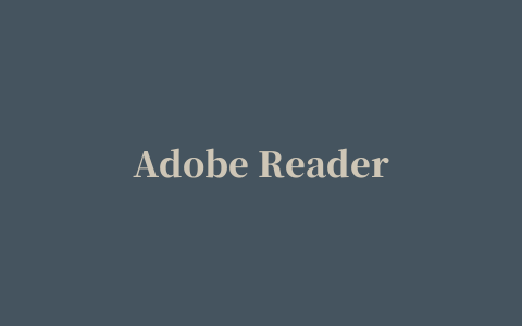 Adobe Reader