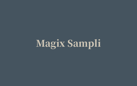 Magix Samplitude(德国专业多轨音频软件)