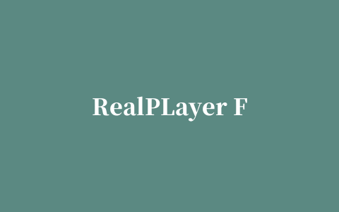 RealPLayer For Mac