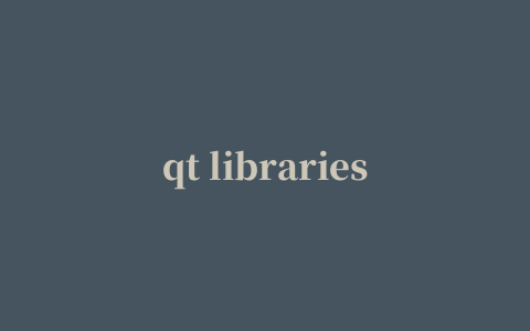 qt libraries for windows