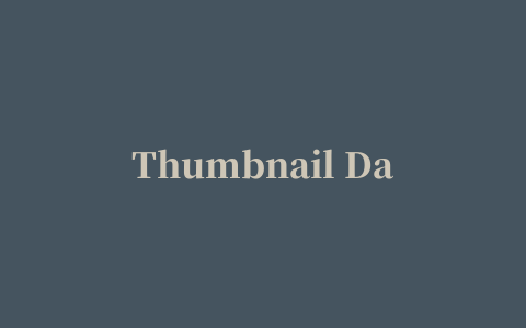 Thumbnail Database Cleaner