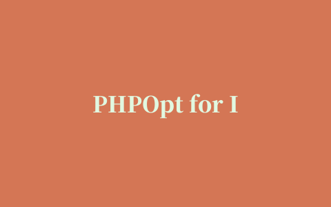 PHPOpt for IIS