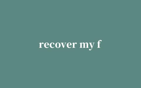 recover my files中文版