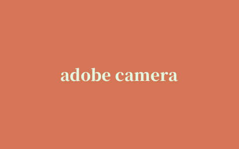 adobe camera raw中文版