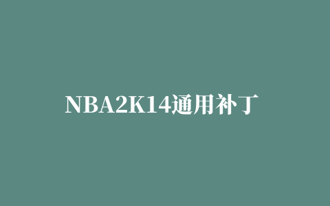 NBA2K14通用补丁 免DVD补丁