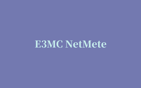 E3MC NetMeter(带宽监测软件)