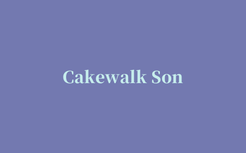 Cakewalk Sonar