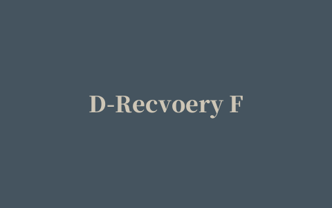 D-Recvoery For exFAT(分区数据恢复)