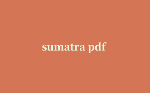 sumatra pdf portable