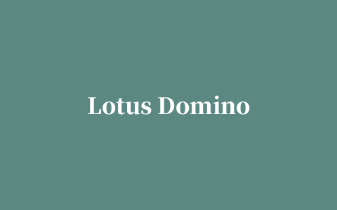 Lotus Domino数据库浏览器