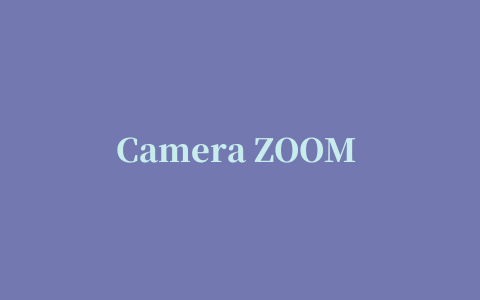 Camera ZOOM FX汉化版