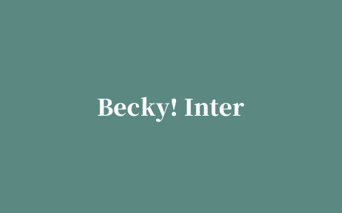 Becky! Internet Mail