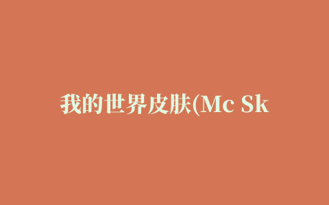 我的世界皮肤(Mc Skins)