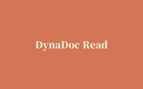 DynaDoc Reader(WDL格式阅读器)