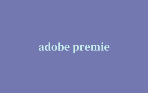 adobe premiere pro cs4修改版