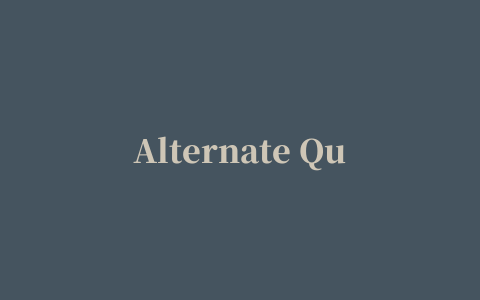 Alternate Quick Audio音频记录转换器