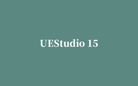 UEStudio 15