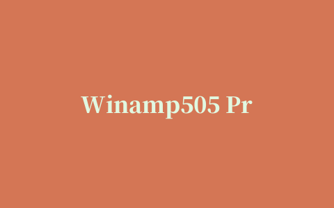 Winamp505 Pro播放器