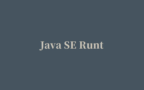 Java SE Runtime Environment(JRE7 X64)